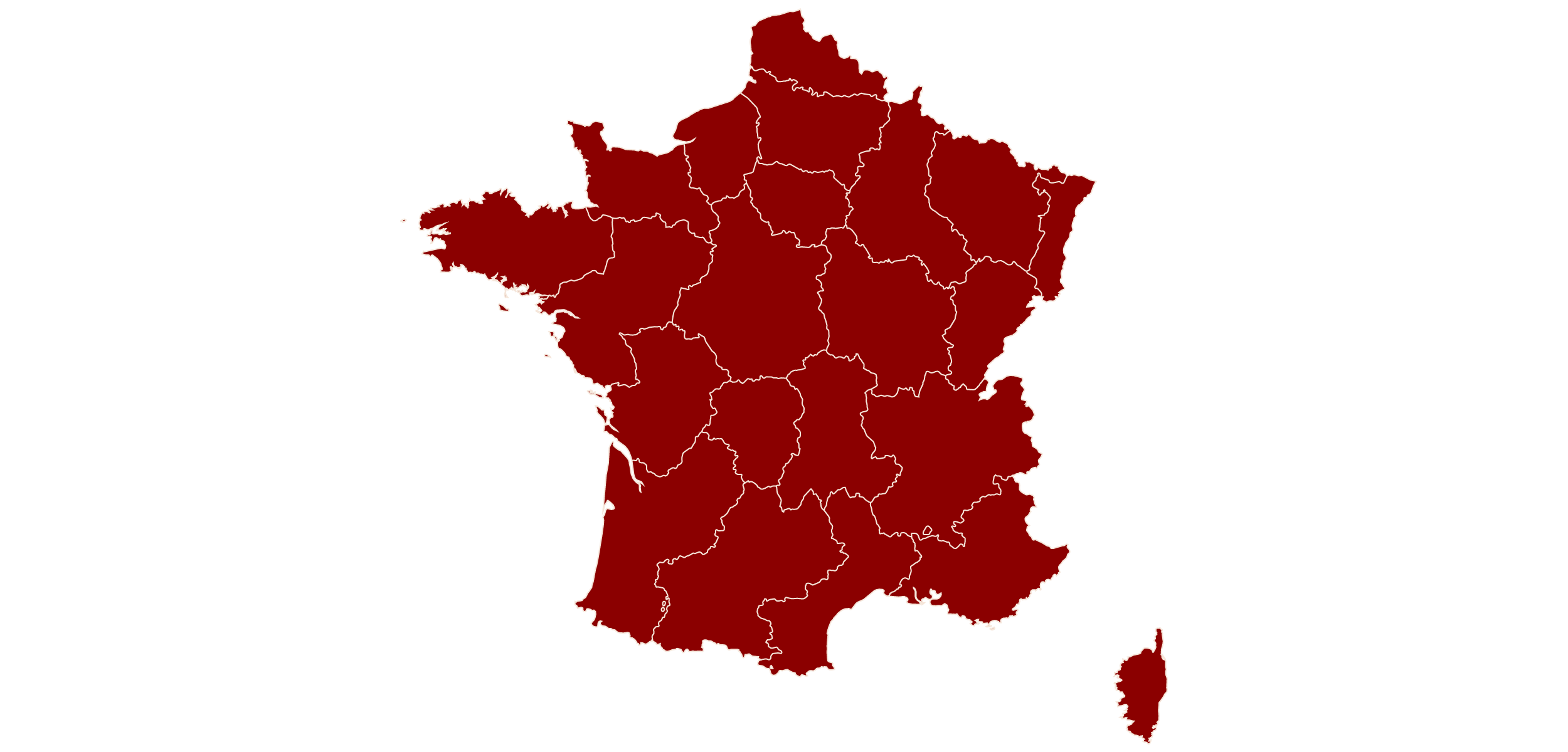 Carte de la France Desktop Vinologues
