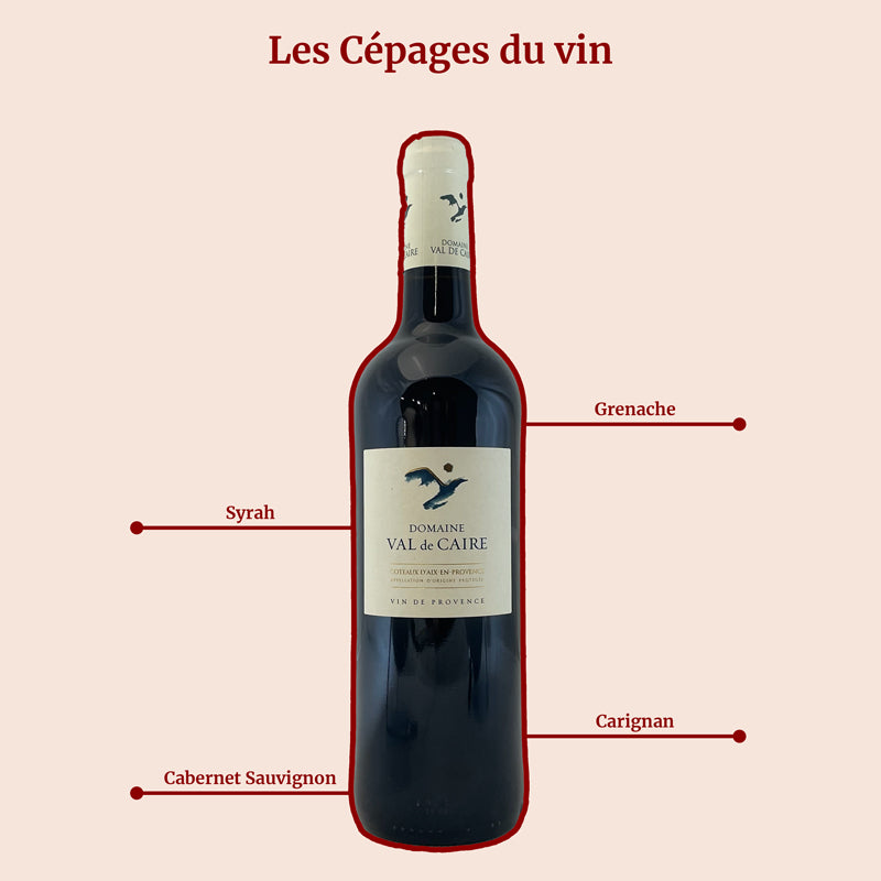 Côteaux d'Aix · Domaine Val de Caire · 2023 Cépages