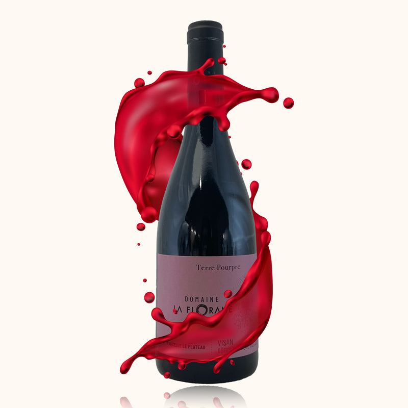 Visan Domaine La Florane Terre Pourpre 2021 liquide